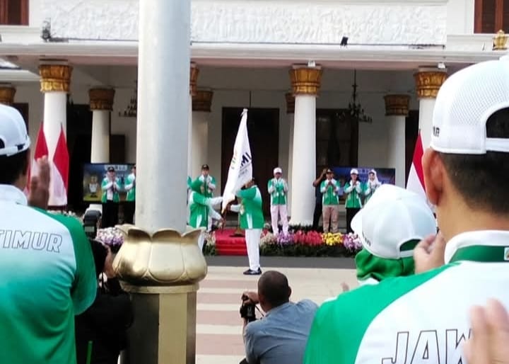 Yayasan Jantung Indonesia Jawa Timur Dukung Kontingen Jatim Menuju FORNAS VIII NTB 2025 dengan Semangat Sehat dan Bugar