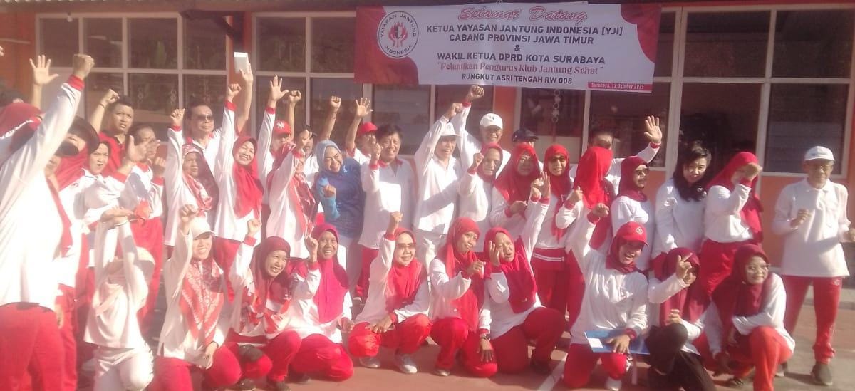 Pelantikan Pengurus KJS Rungkut Asri Tengah RW 08 Surabaya: Momentum Penguatan Gerakan Hidup Sehat